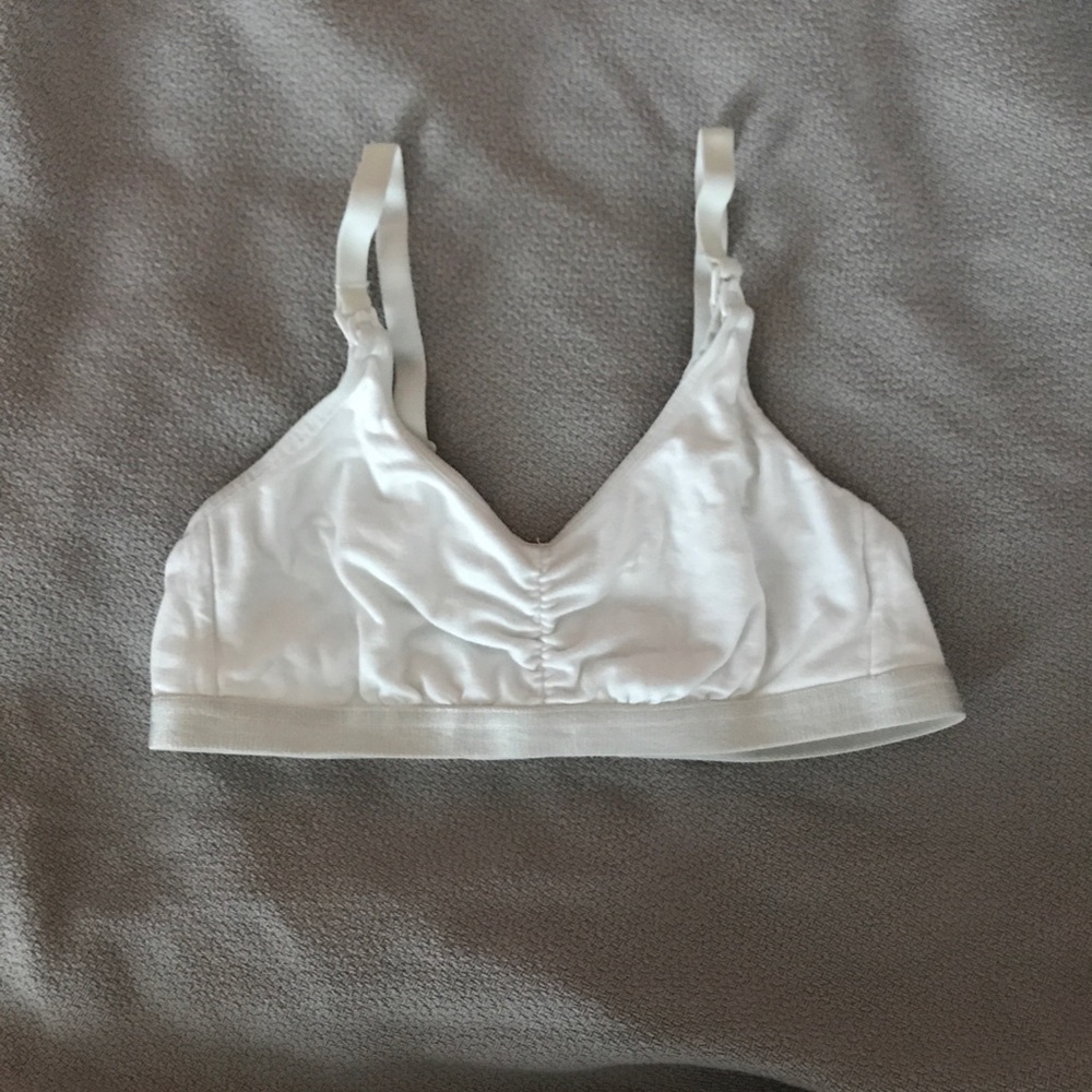 White Nursing Bra